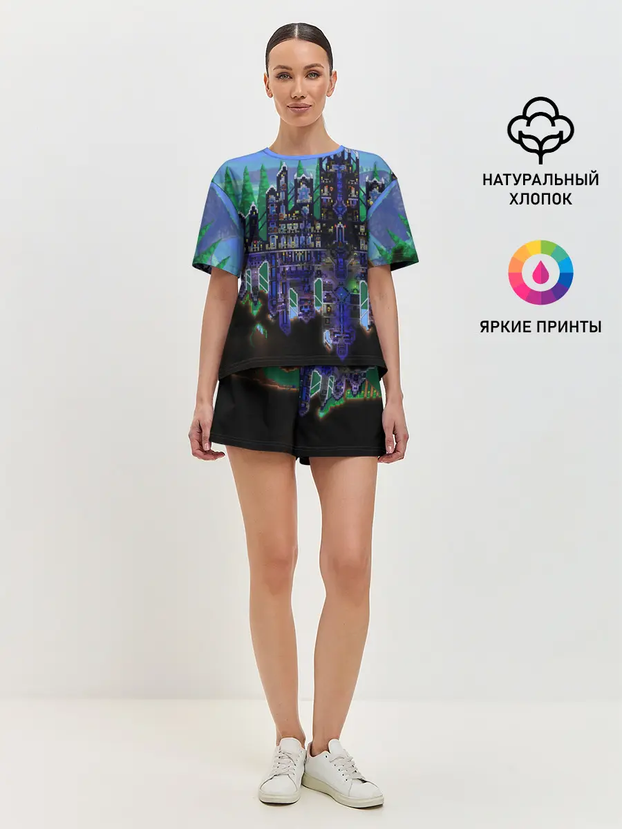 Женская пижама с шортами / TERRARIA