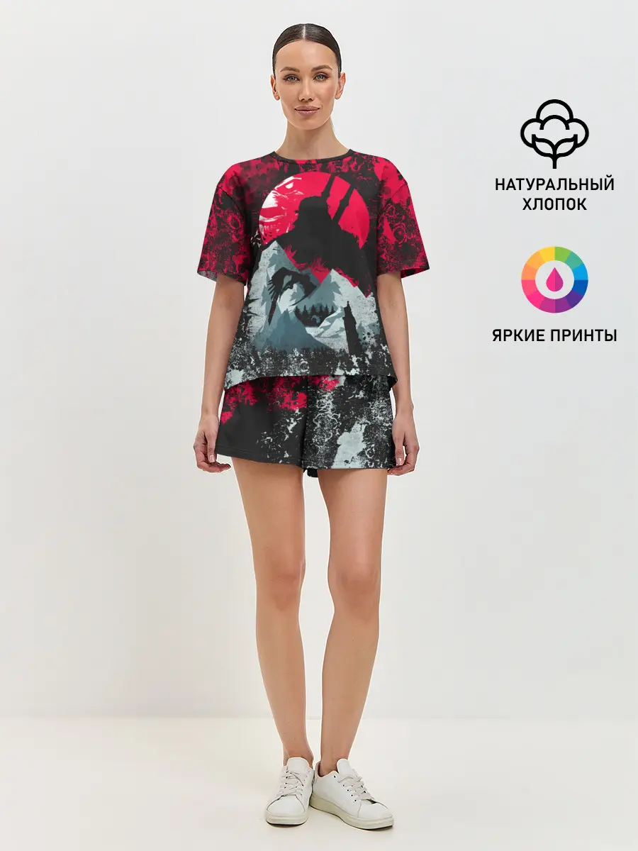 Женская пижама с шортами / Ведьмак