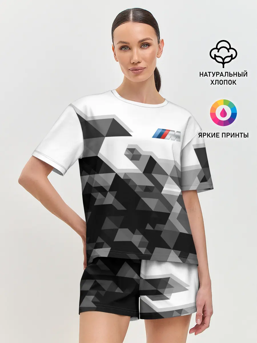 Женская пижама с шортами / BMW | БМВ