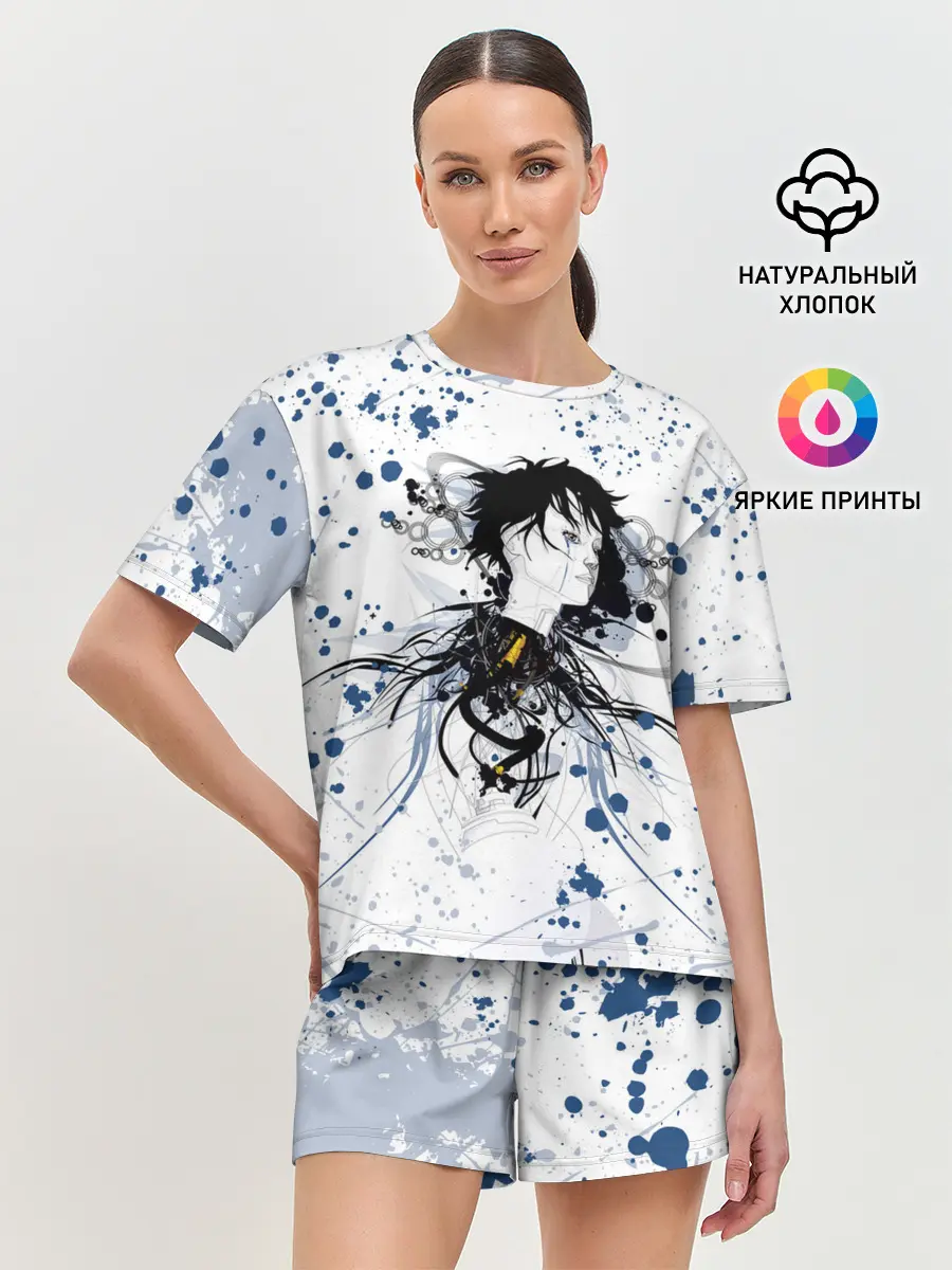 Женская пижама с шортами / Призрак в доспехах