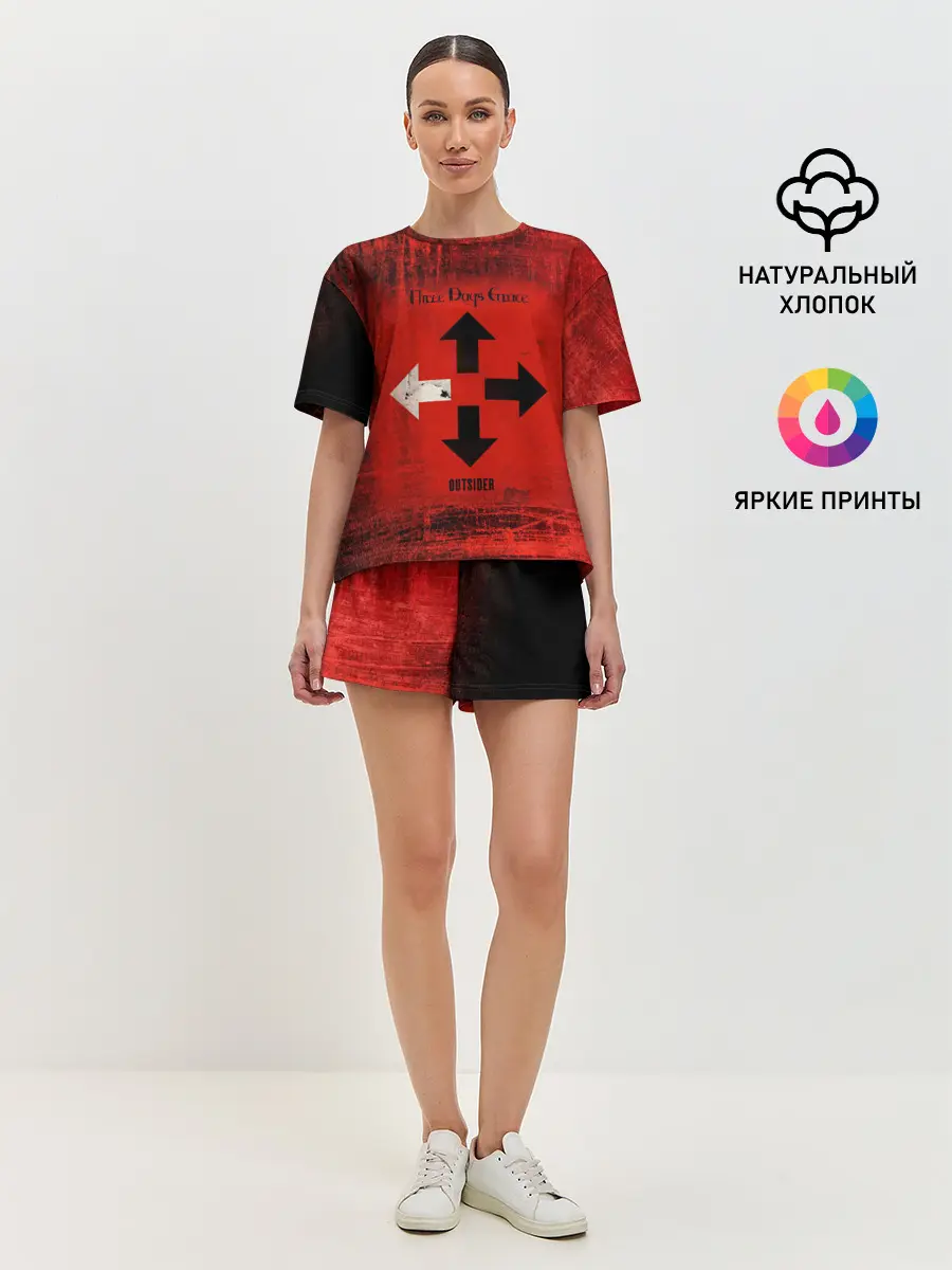 Женская пижама с шортами / Three Days Grace