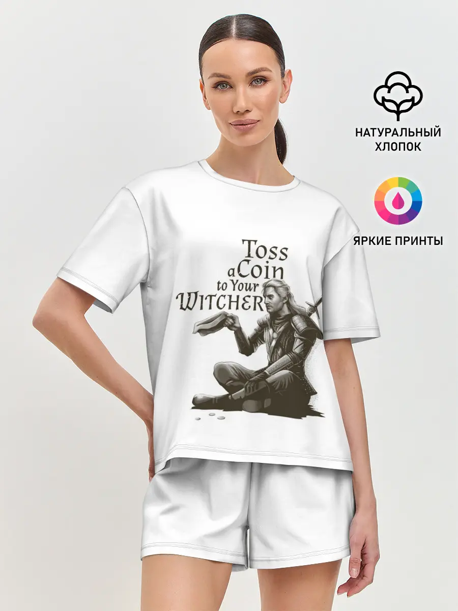 Женская пижама с шортами / Toss a coin to your Witcher