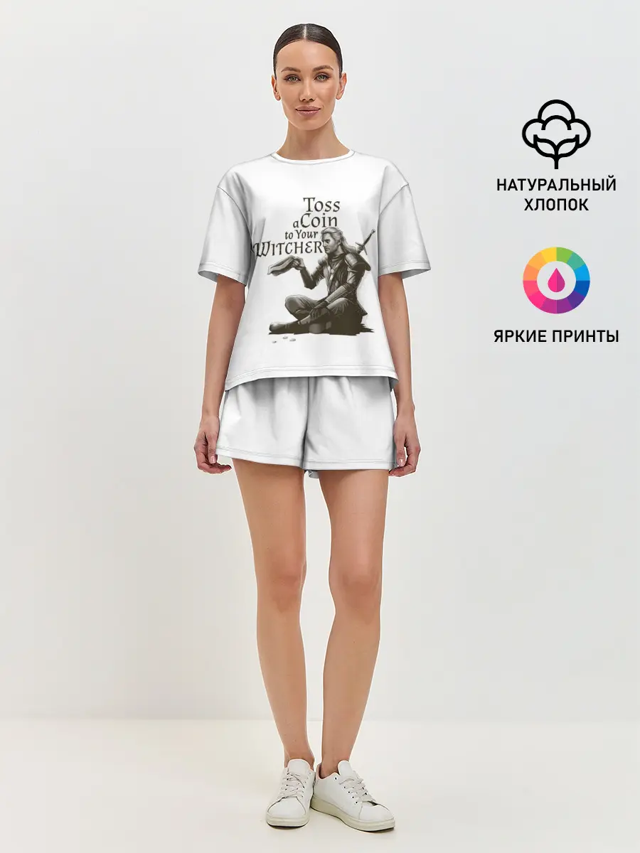 Женская пижама с шортами / Toss a coin to your Witcher
