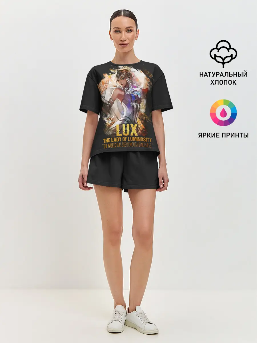 Женская пижама с шортами / Lux