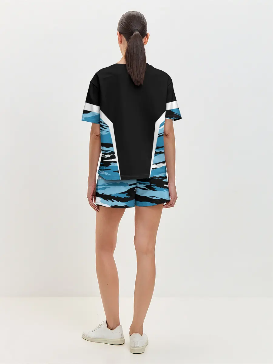 Женская пижама с шортами / Камуфляж ВДВ