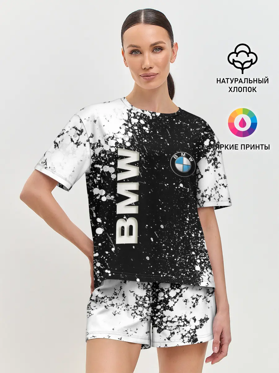 Женская пижама с шортами / BMW
