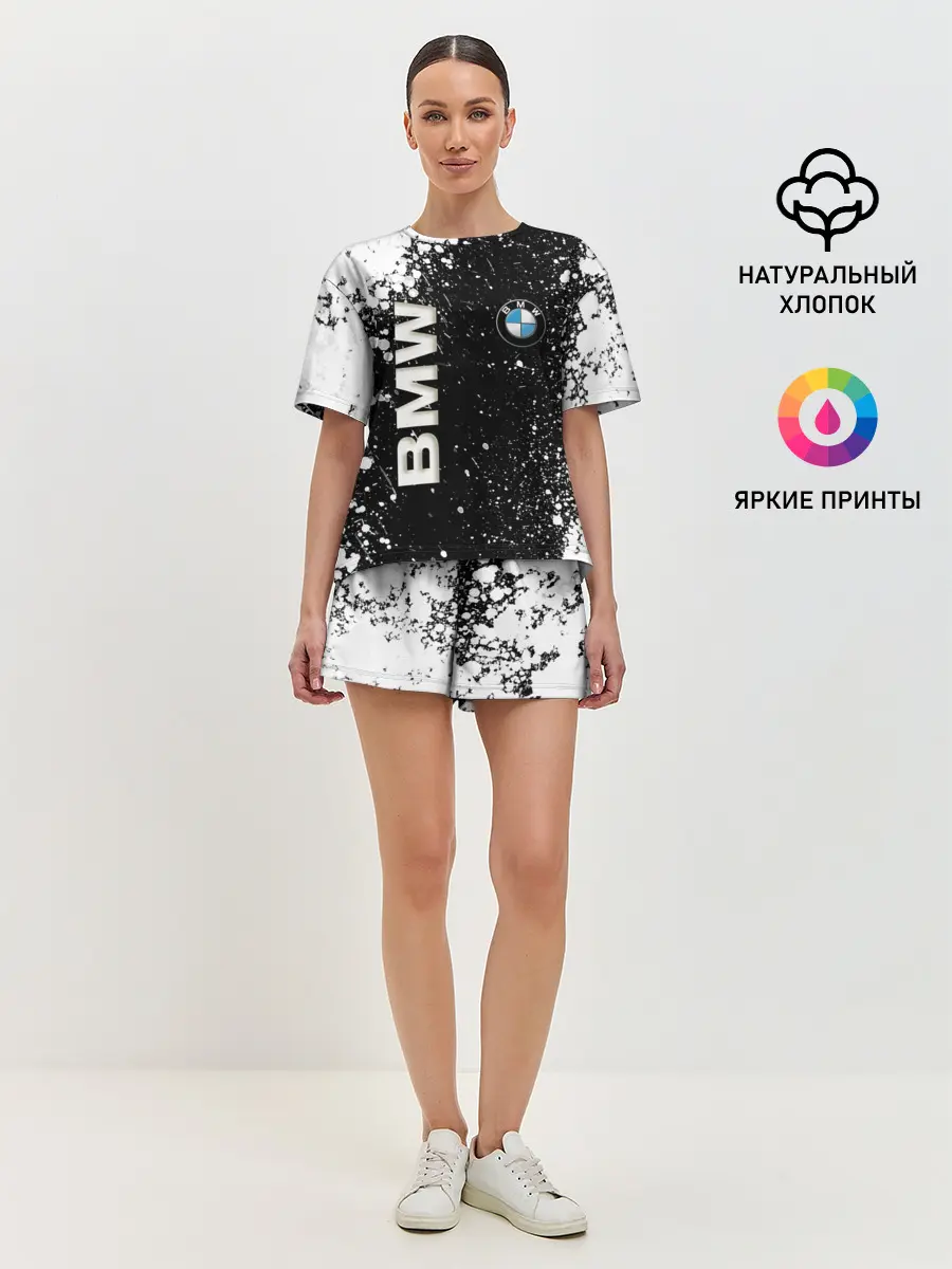 Женская пижама с шортами / BMW