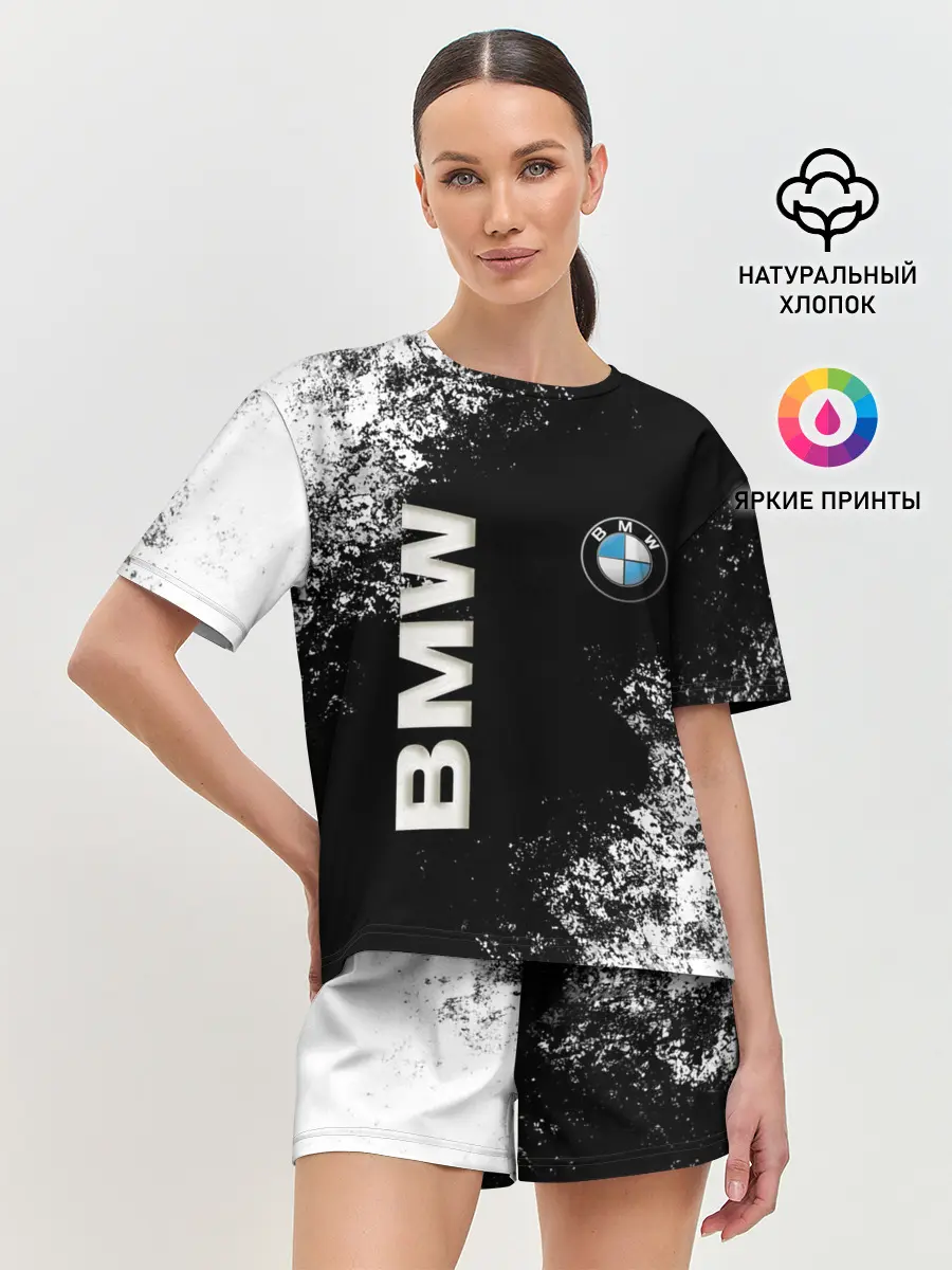 Женская пижама с шортами / BMW