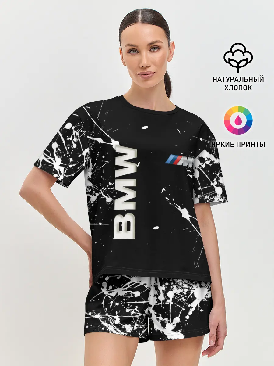 Женская пижама с шортами / BMW