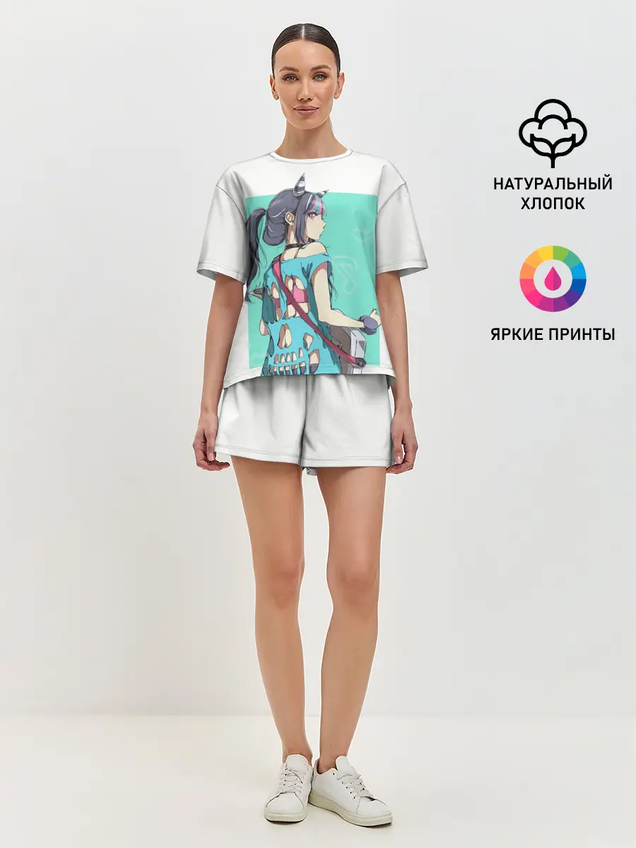 Женская пижама с шортами / Ibuki Mioda