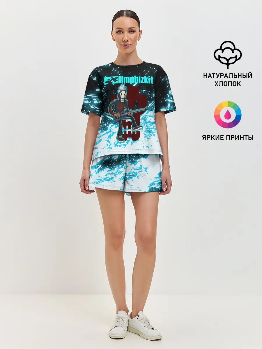 Женская пижама с шортами / LIMP BIZKIT