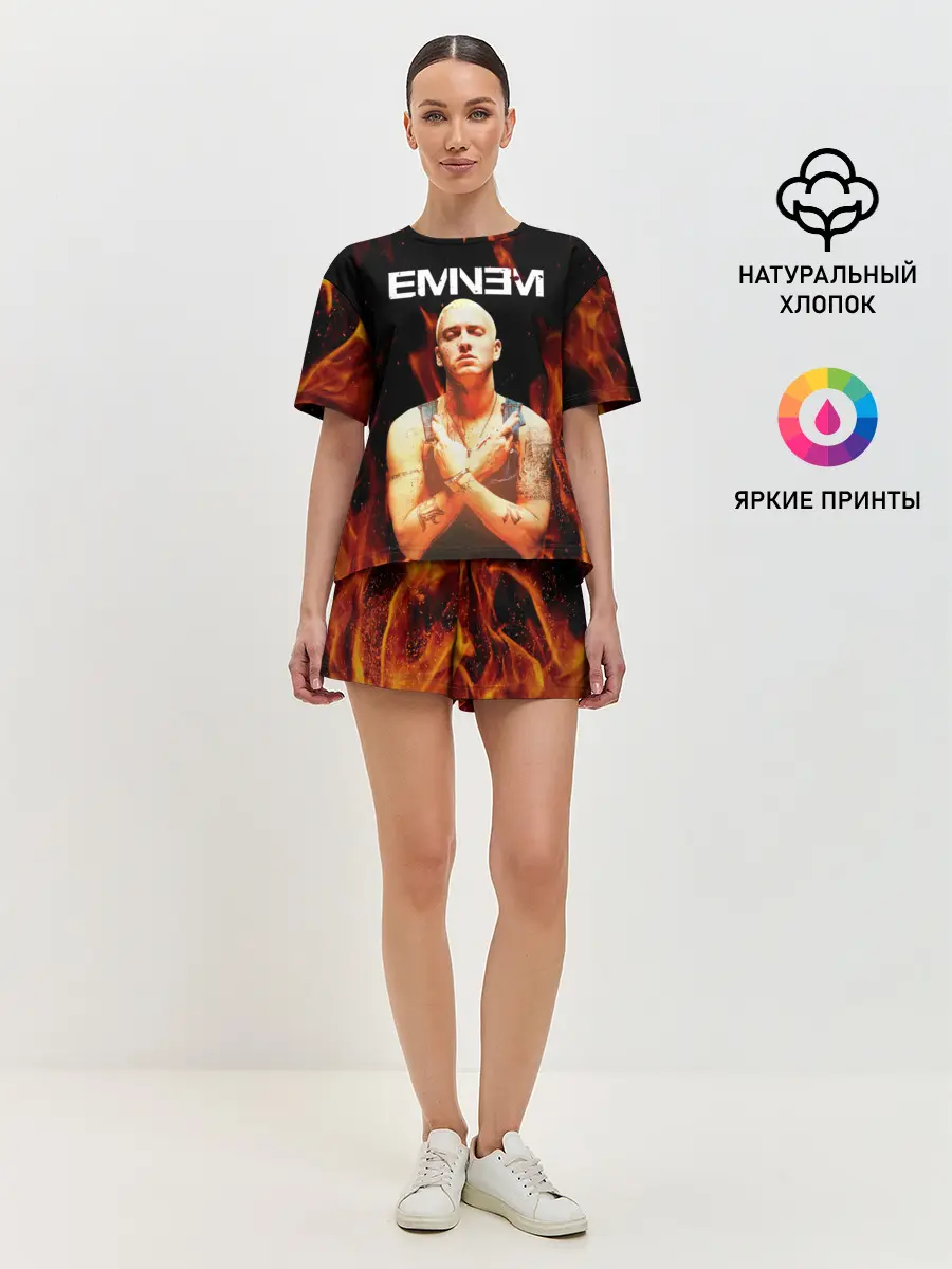 Женская пижама с шортами / EMINEM.