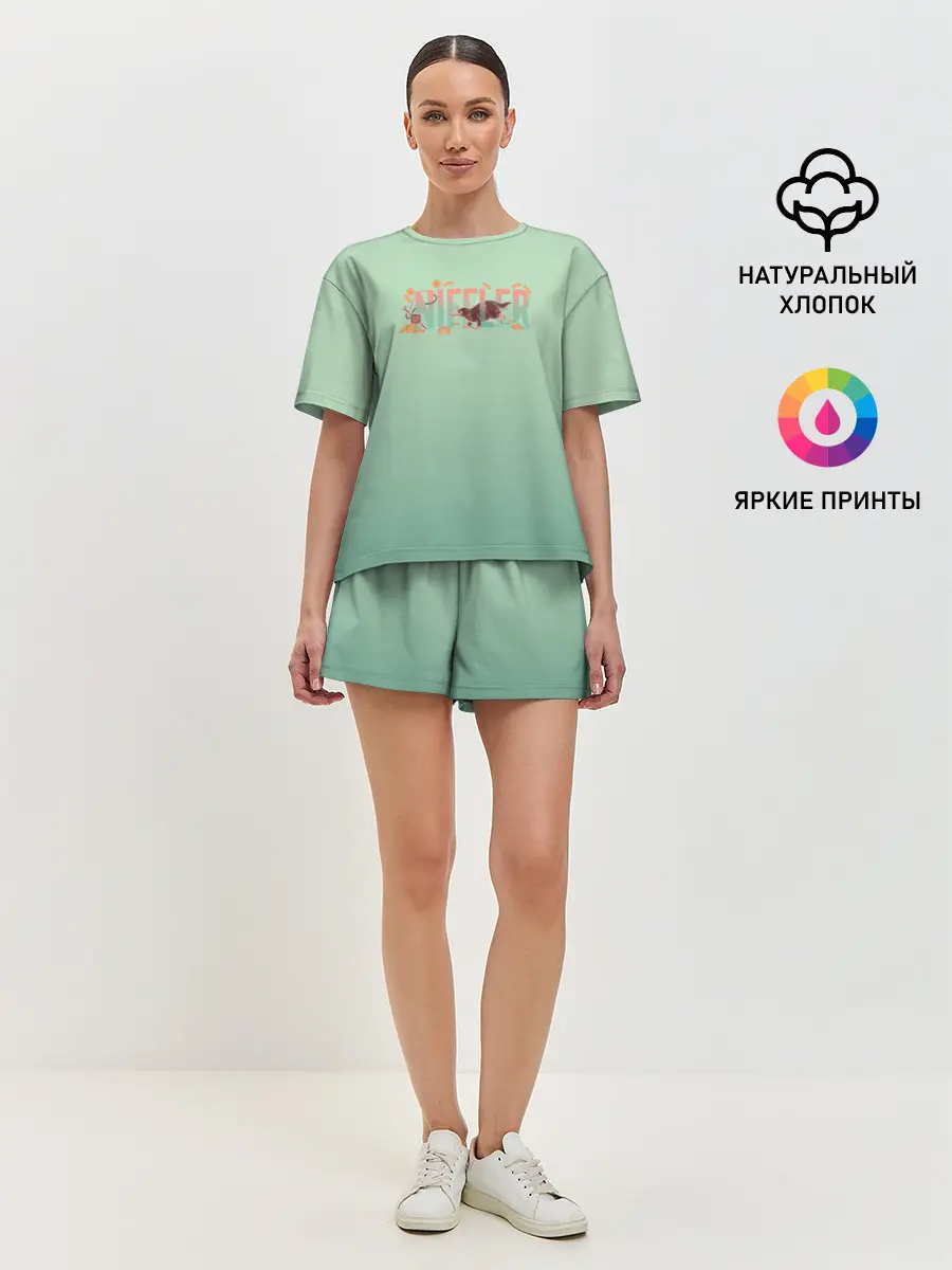 Женская пижама с шортами / Niffler