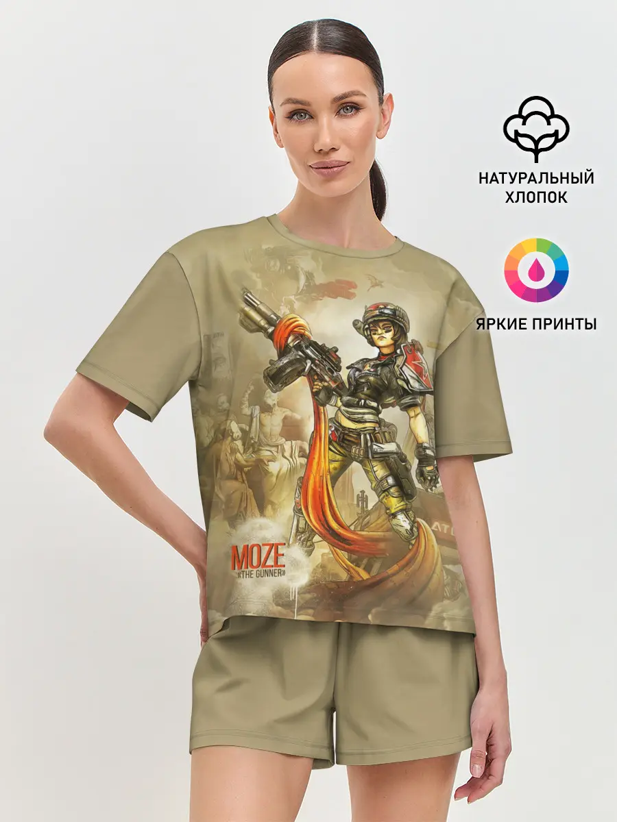 Женская пижама с шортами / Moze