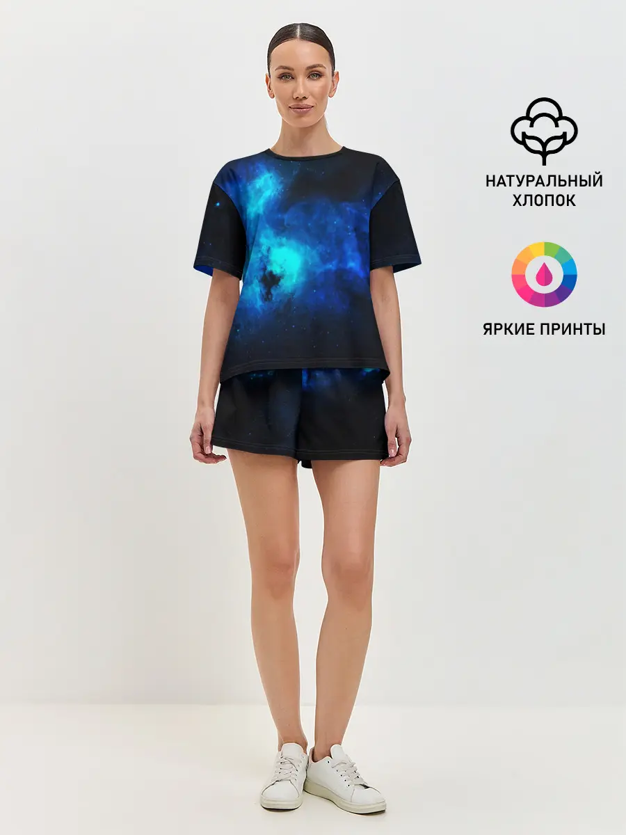 Женская пижама с шортами / КОСМОС STAR