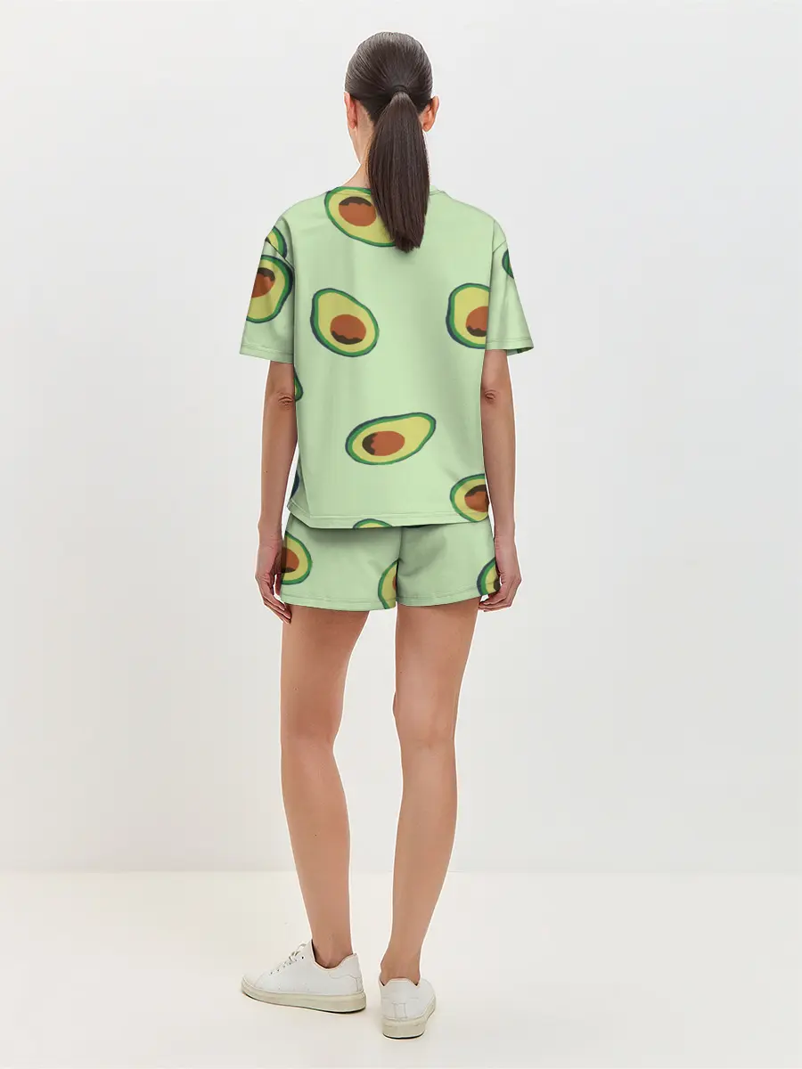 Женская пижама с шортами / АВОКАДО.