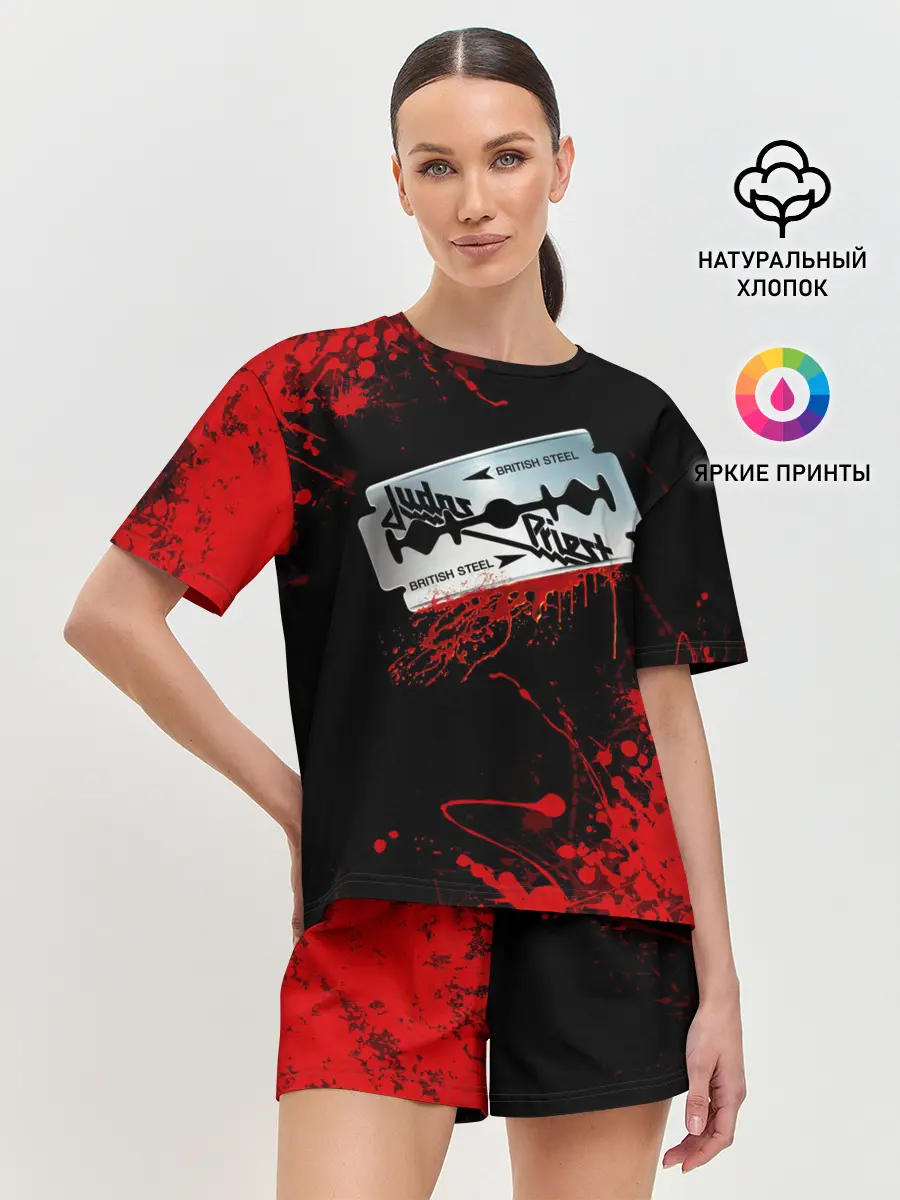 Женская пижама с шортами / JUDAS PRIEST.