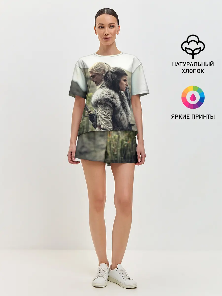 Женская пижама с шортами / Ведьмак