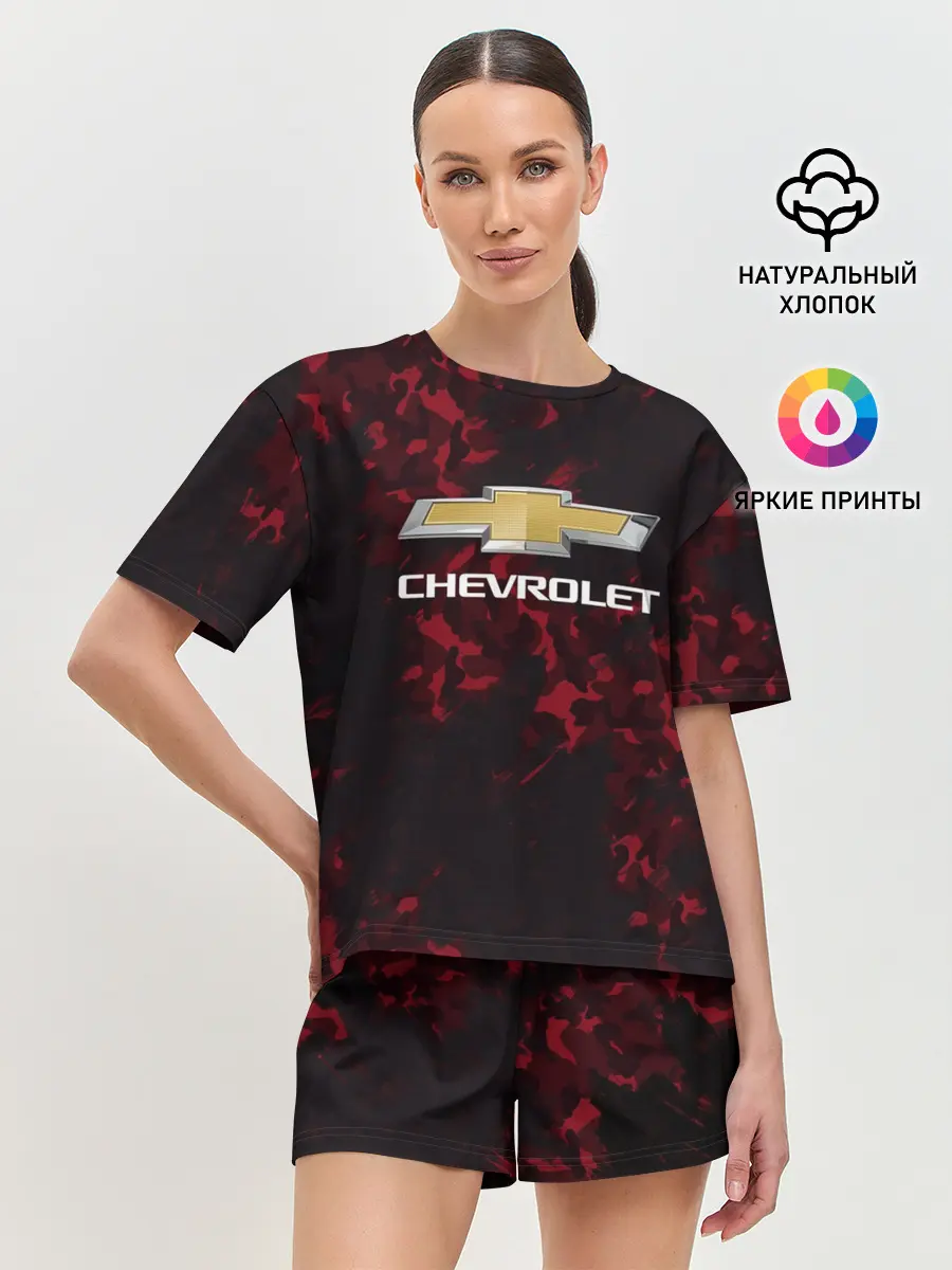 Женская пижама с шортами / Chevrolet
