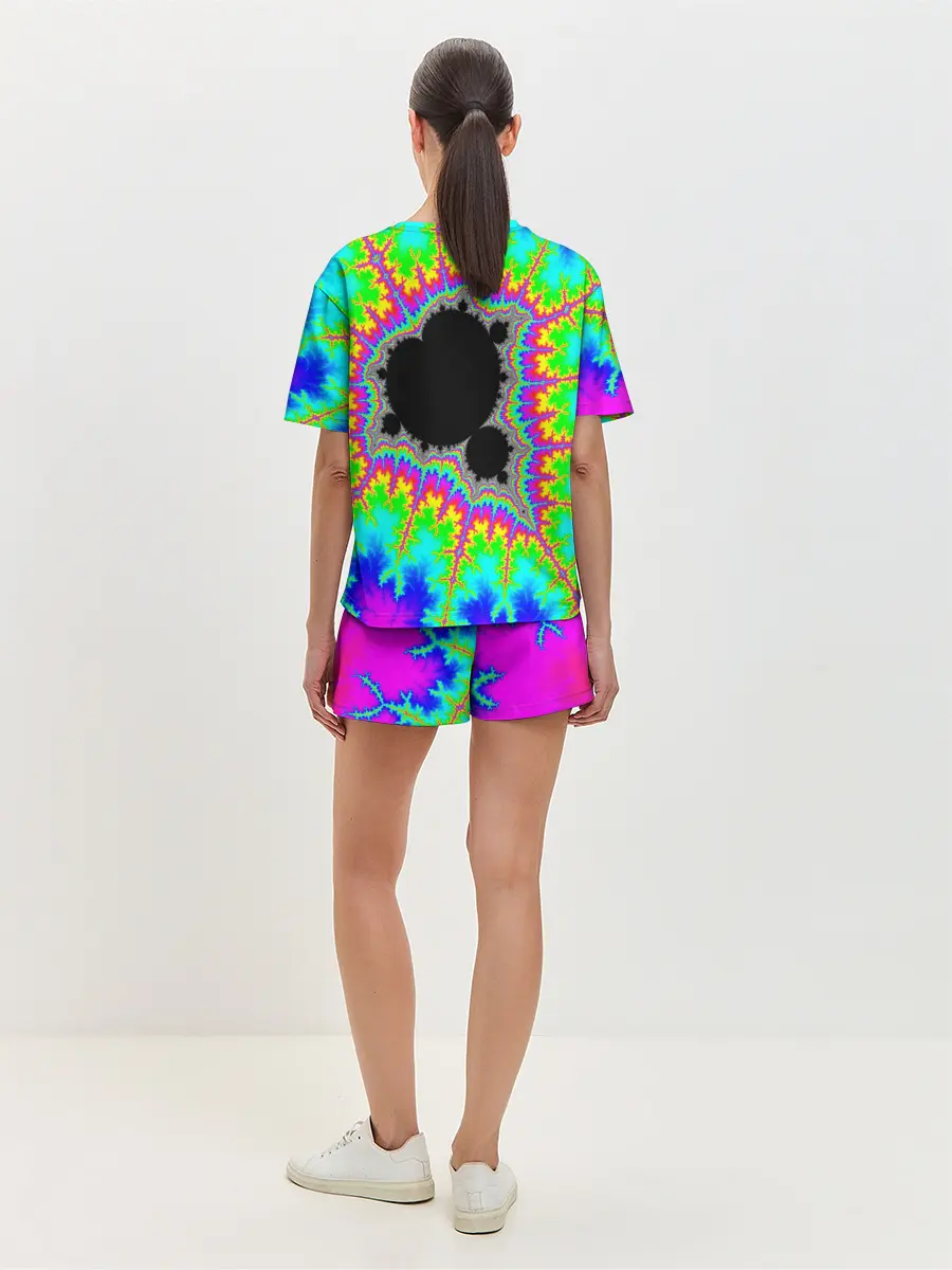 Женская пижама с шортами / NEON PSY