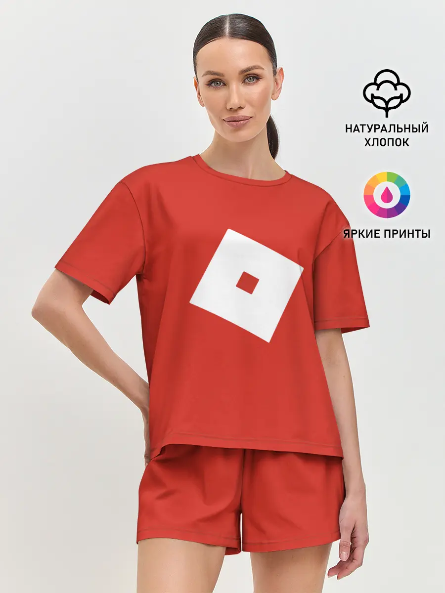 Женская пижама с шортами / Roblox