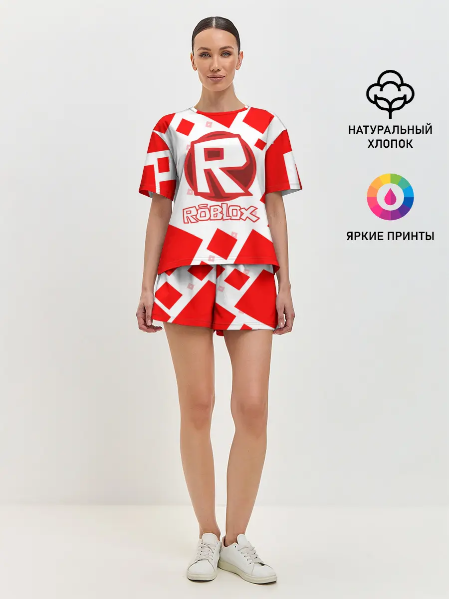 Женская пижама с шортами / ROBLOX