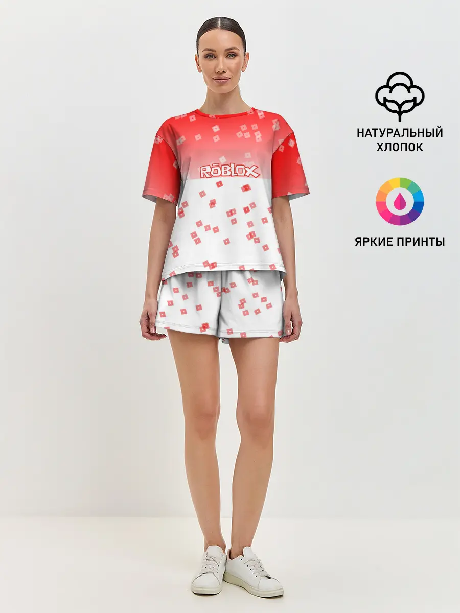 Женская пижама с шортами / ROBLOX