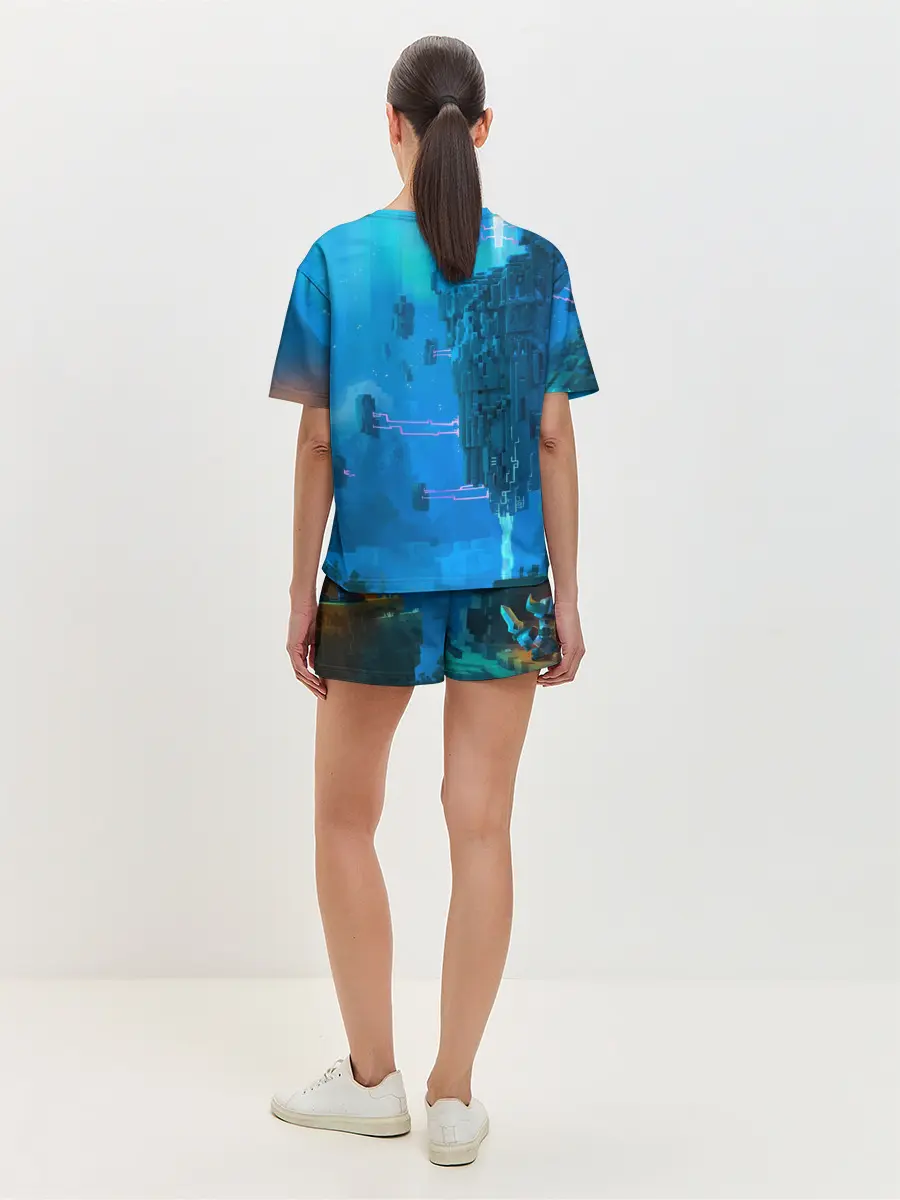 Женская пижама с шортами / Minecraft / Майнкрафт