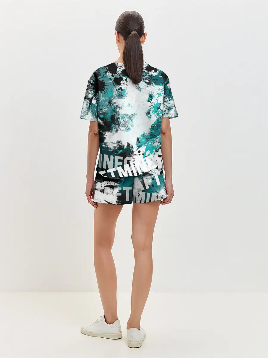 Женская пижама с шортами / Minecraft / Майнкрафт