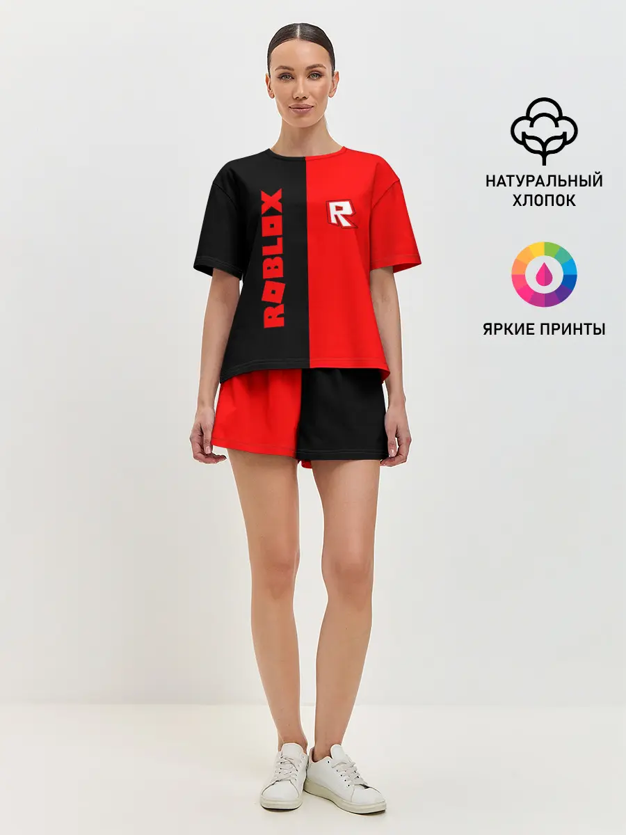 Женская пижама с шортами / ROBLOX