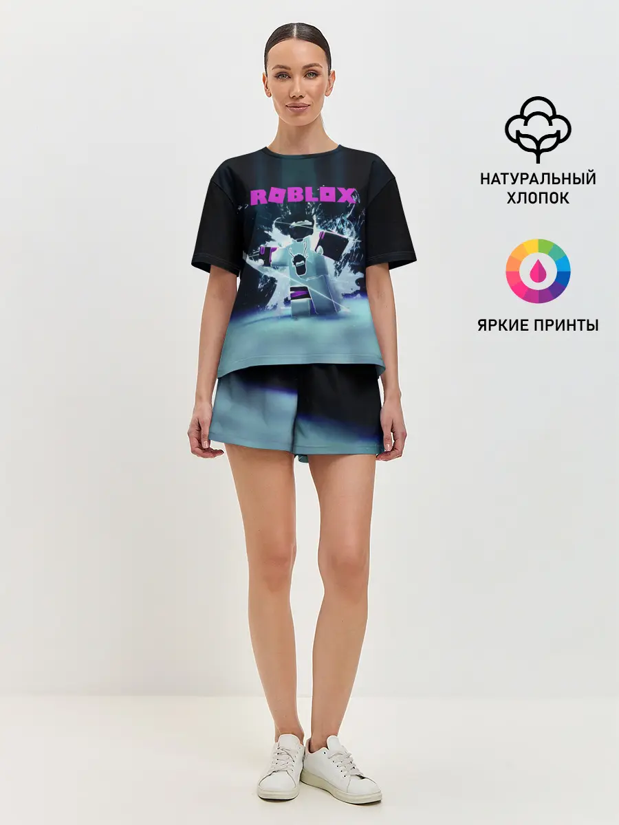 Женская пижама с шортами / ROBLOX