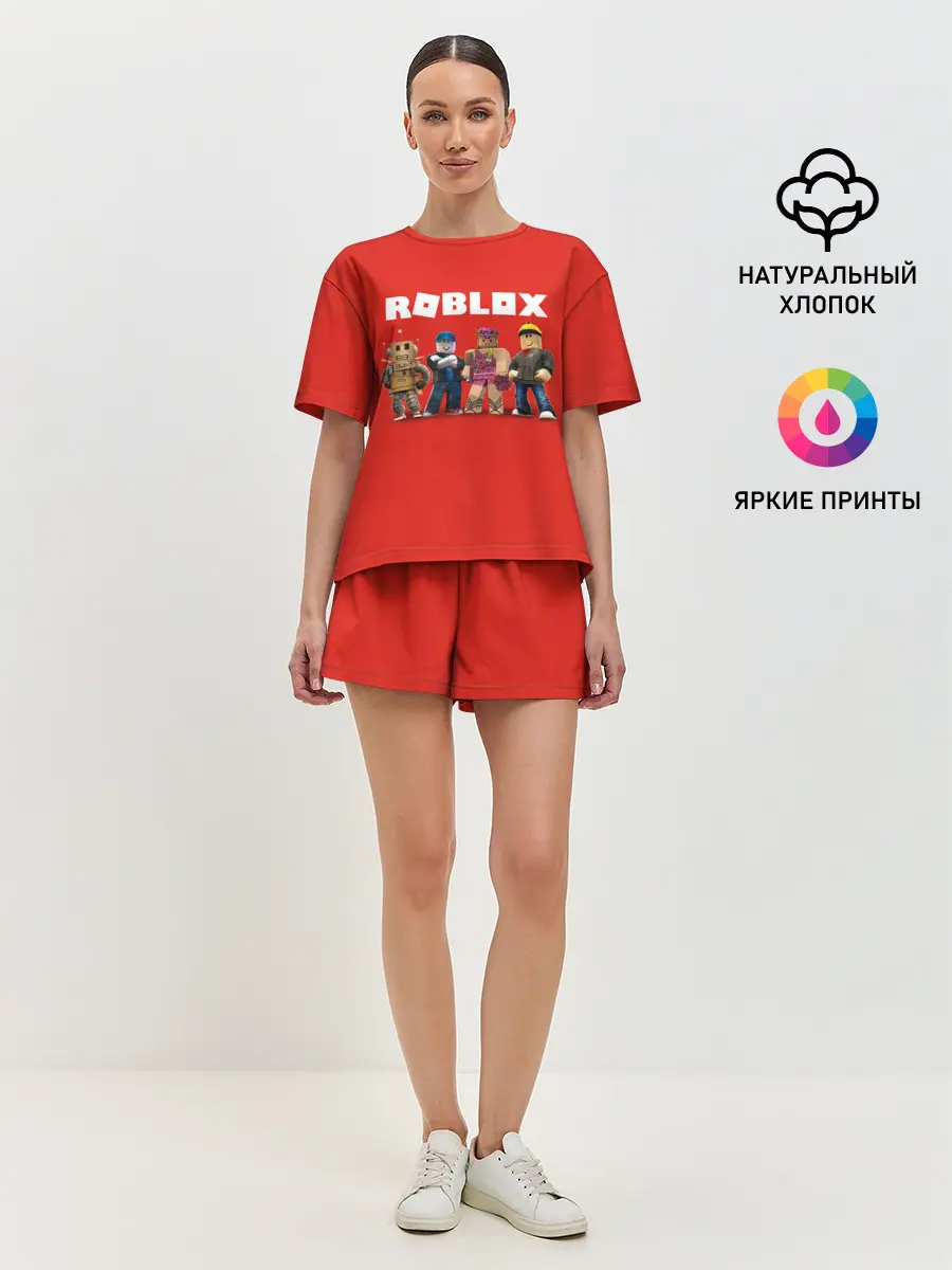 Женская пижама с шортами / ROBLOX