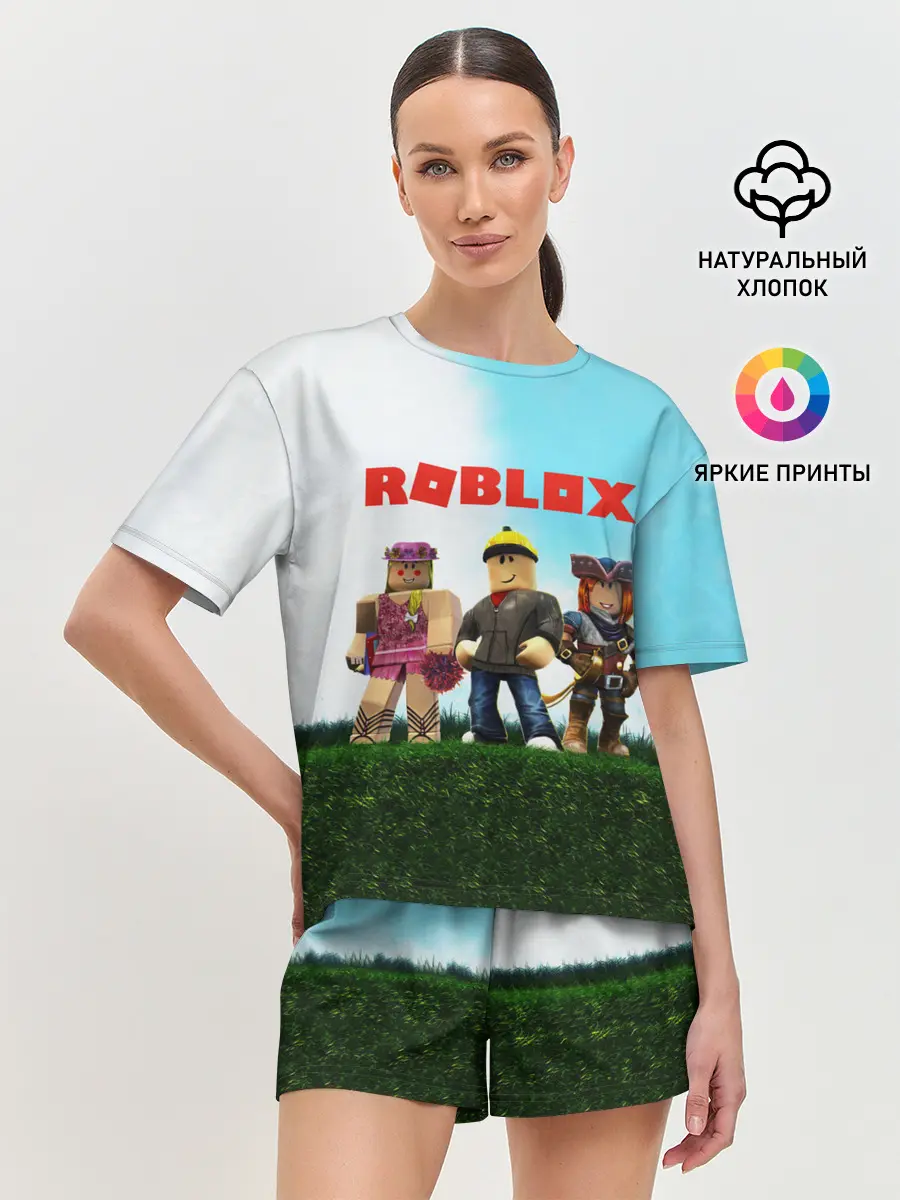 Женская пижама с шортами / ROBLOX