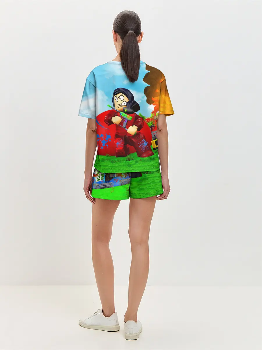 Женская пижама с шортами / ROBLOX