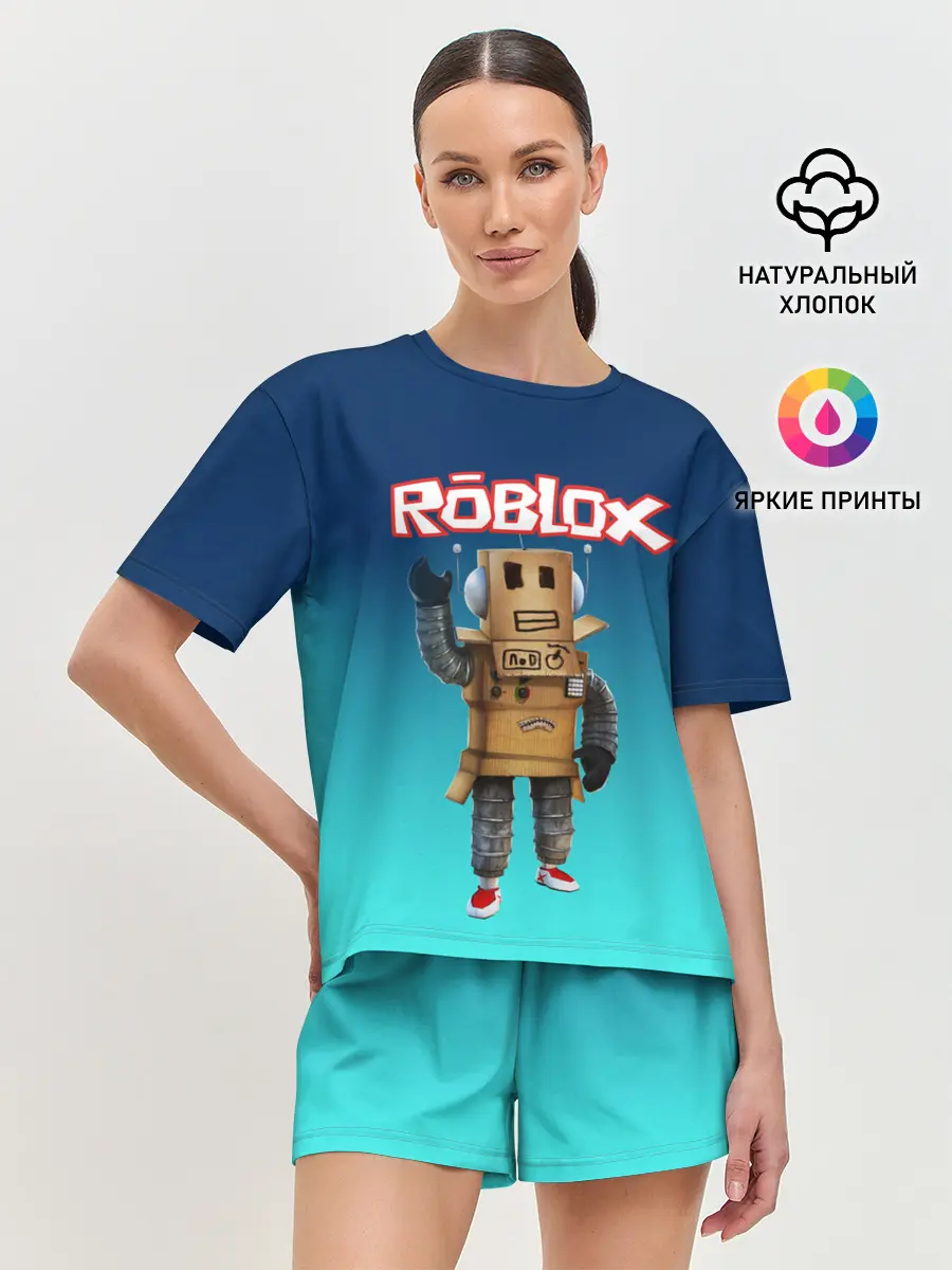 Женская пижама с шортами / ROBLOX