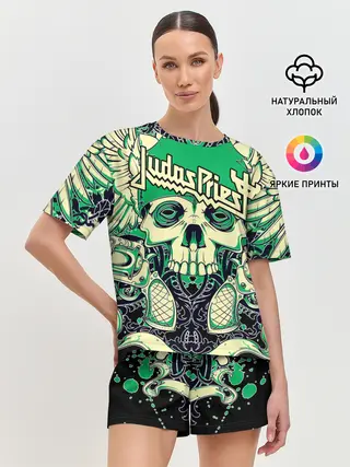 Женская пижама с шортами / JUDAS PRIEST | ДЖУДАС ПРИСТ