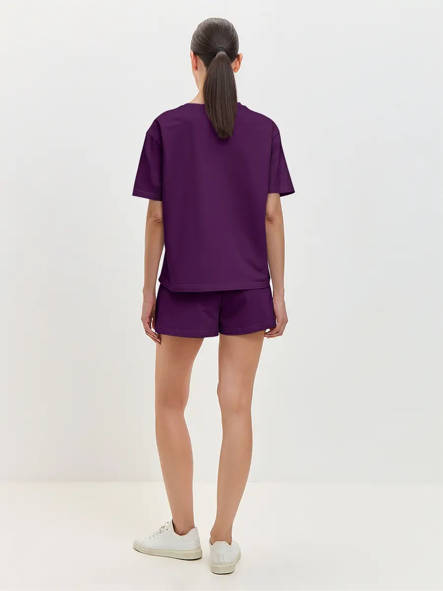 Женская пижама с шортами / Единорог