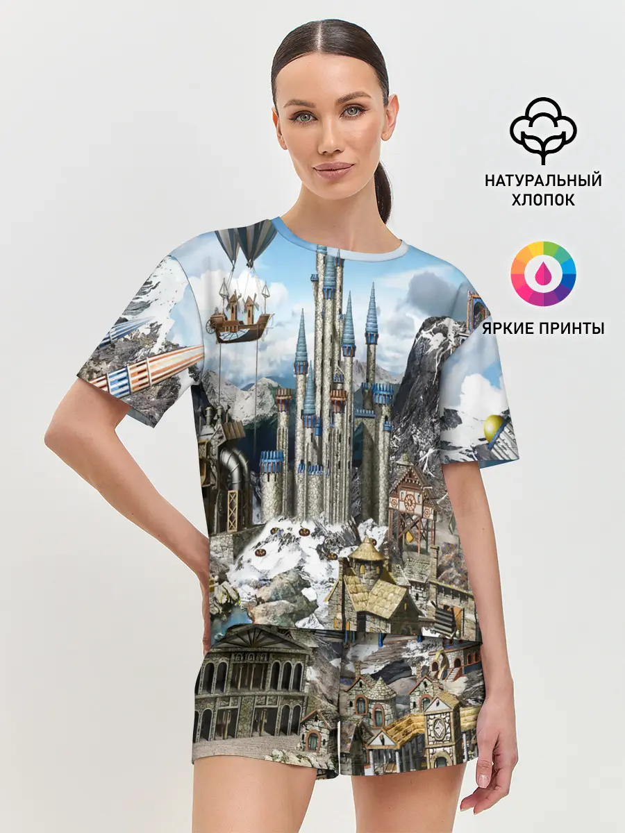 Женская пижама с шортами / HEROES