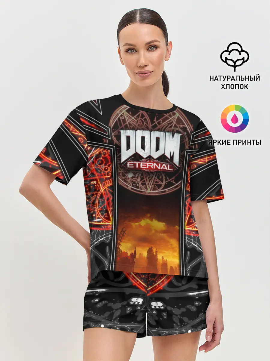 Женская пижама с шортами / DOOM ETERNAL