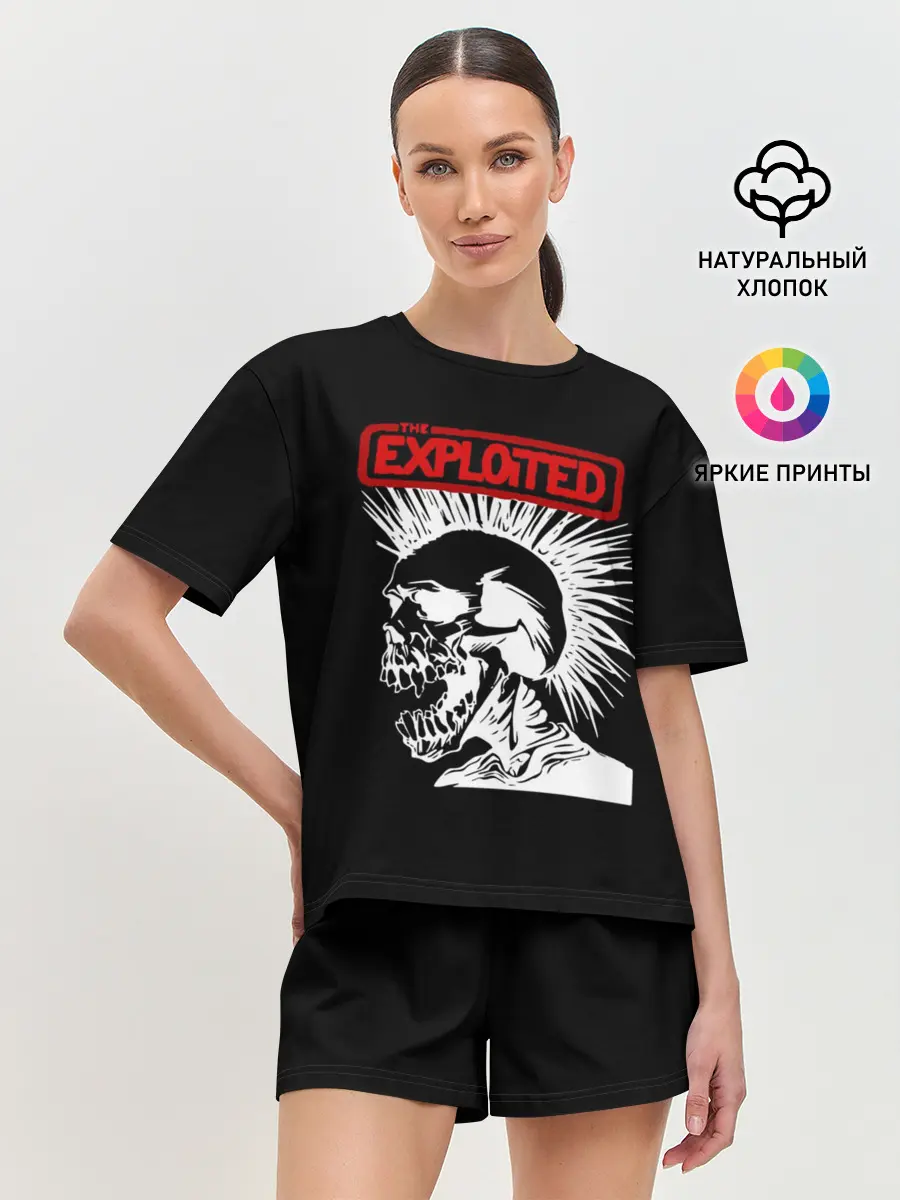 Женская пижама с шортами / The Exploited