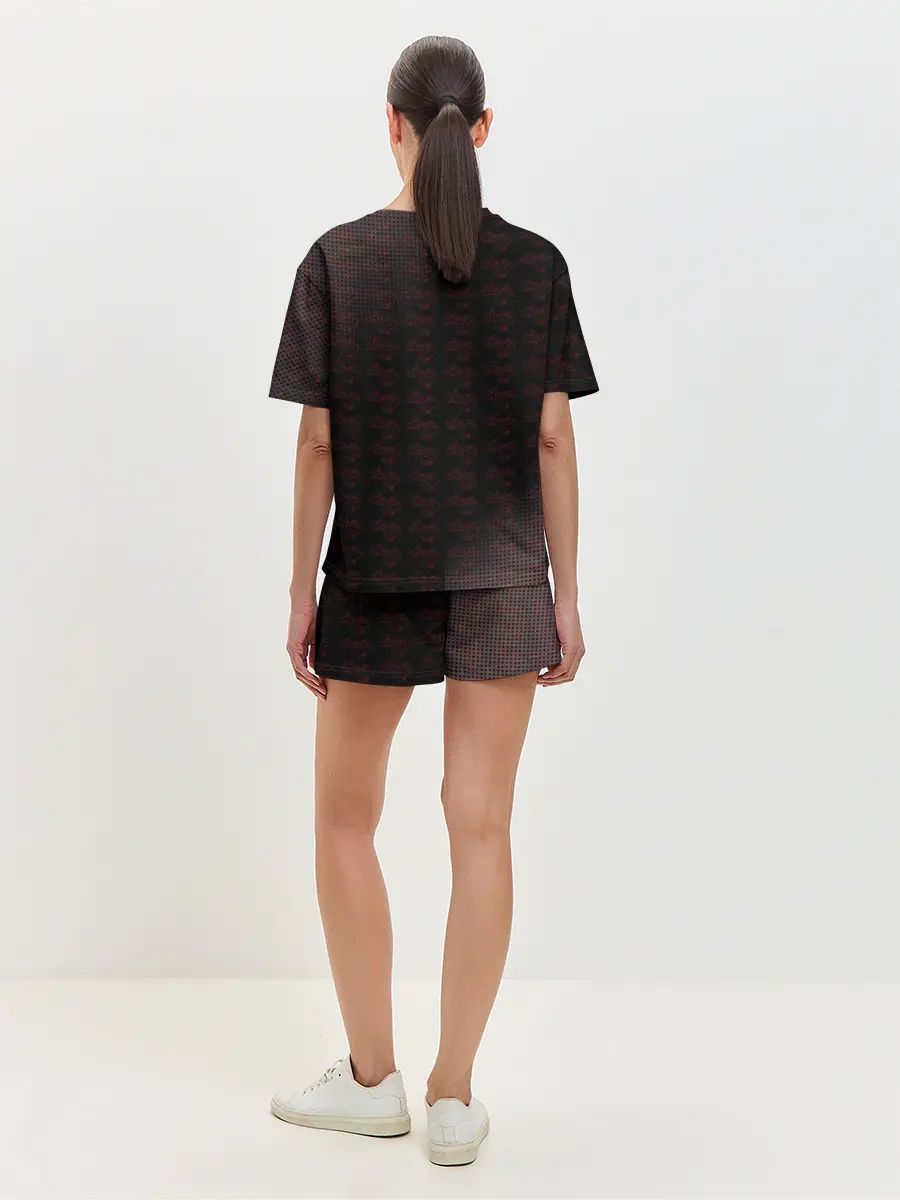 Женская пижама с шортами / Корги