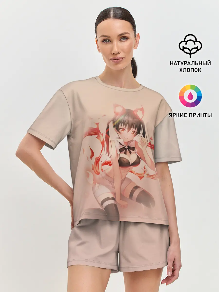 Женская пижама с шортами / Пламенная бригада пожарных