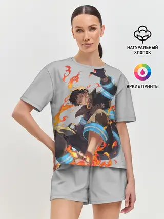 Женская пижама с шортами / FireForce