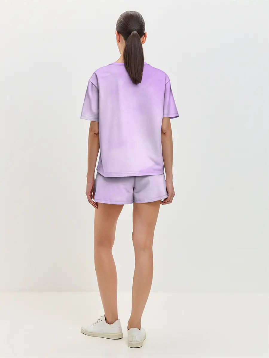 Женская пижама с шортами / Енот