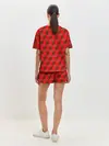 Женская пижама с шортами / Кубики