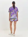 Женская пижама с шортами / Абстракция