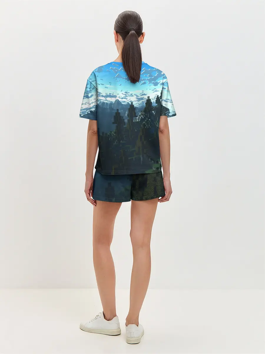 Женская пижама с шортами / Minecraft / Майнкрафт