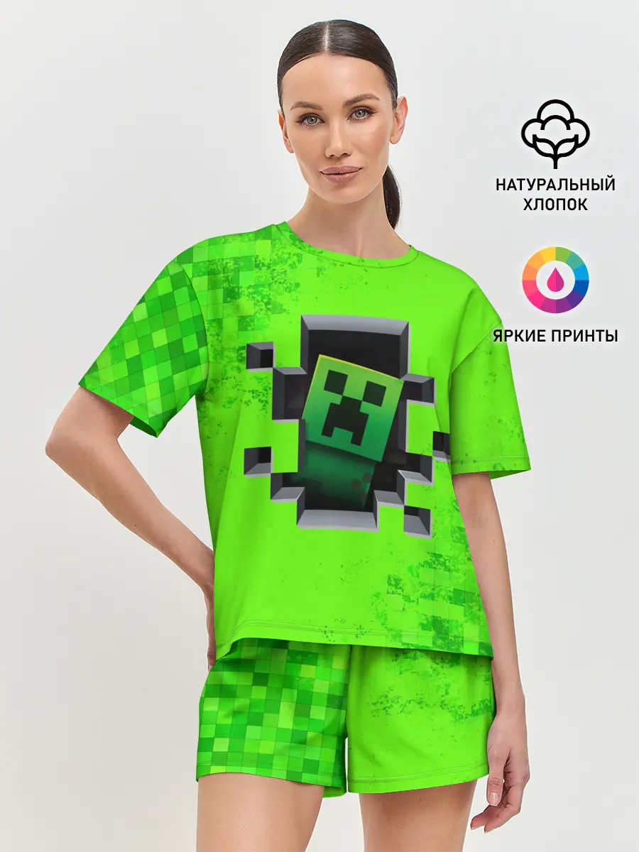 Женская пижама с шортами / MINECRAFT