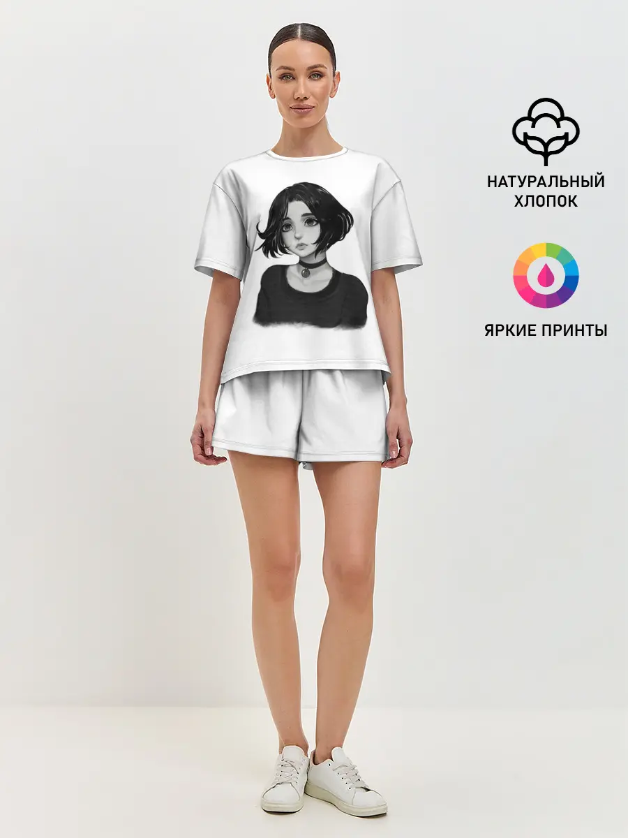 Женская пижама с шортами / Девушка Думер