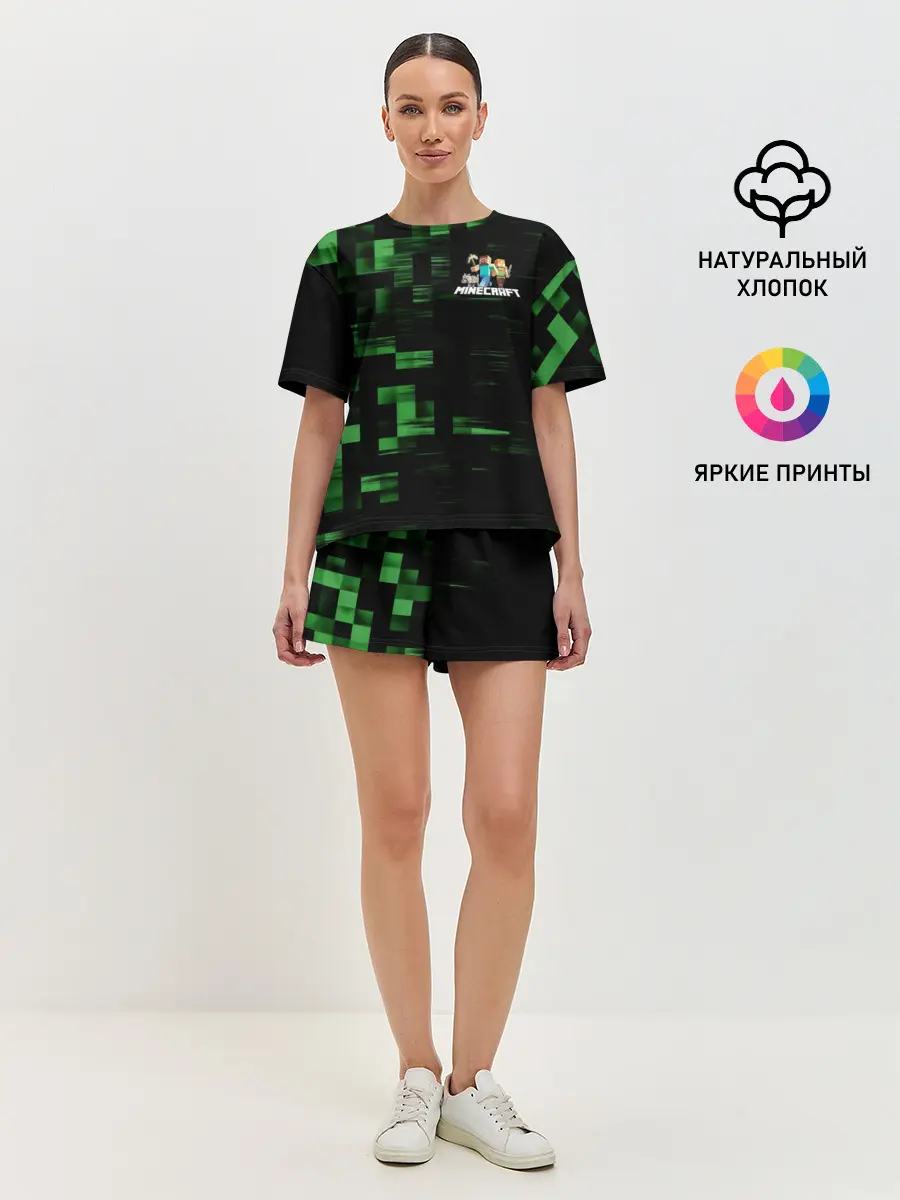 Женская пижама с шортами / MINECRAFT.